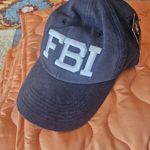 Gear For Sports FBI Navy Blue Cap with White Lettering